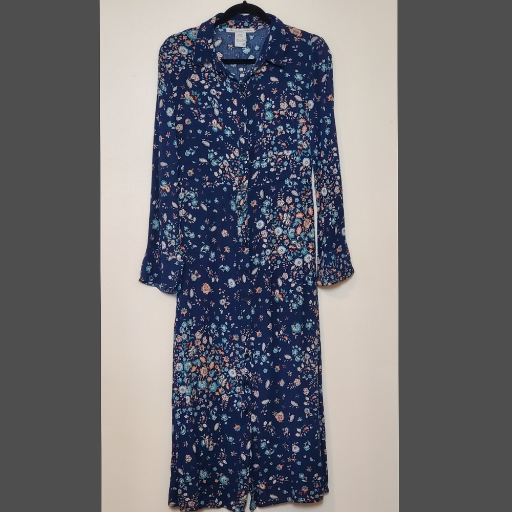 American Rag  Maxi Dress Y2K Floral Ditsy Print Size Medium 90's